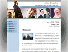 Tablet Screenshot of jacobsgroupinc.net